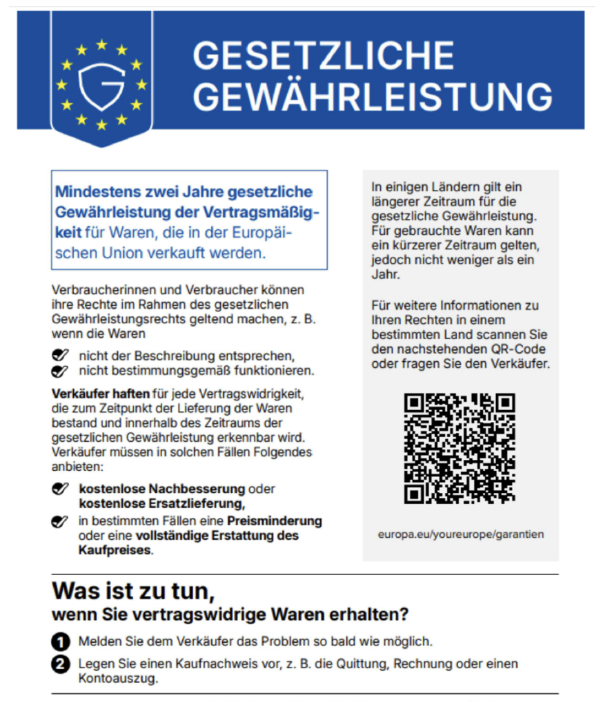 EU-Gewährleistung